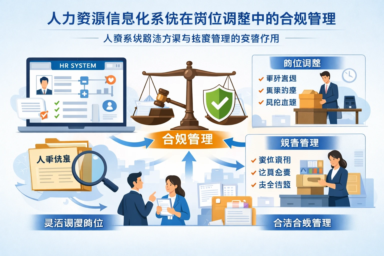 人力资源信息化系统在岗位调整中的合规管理：人事系统解决方案与档案管理的关键作用