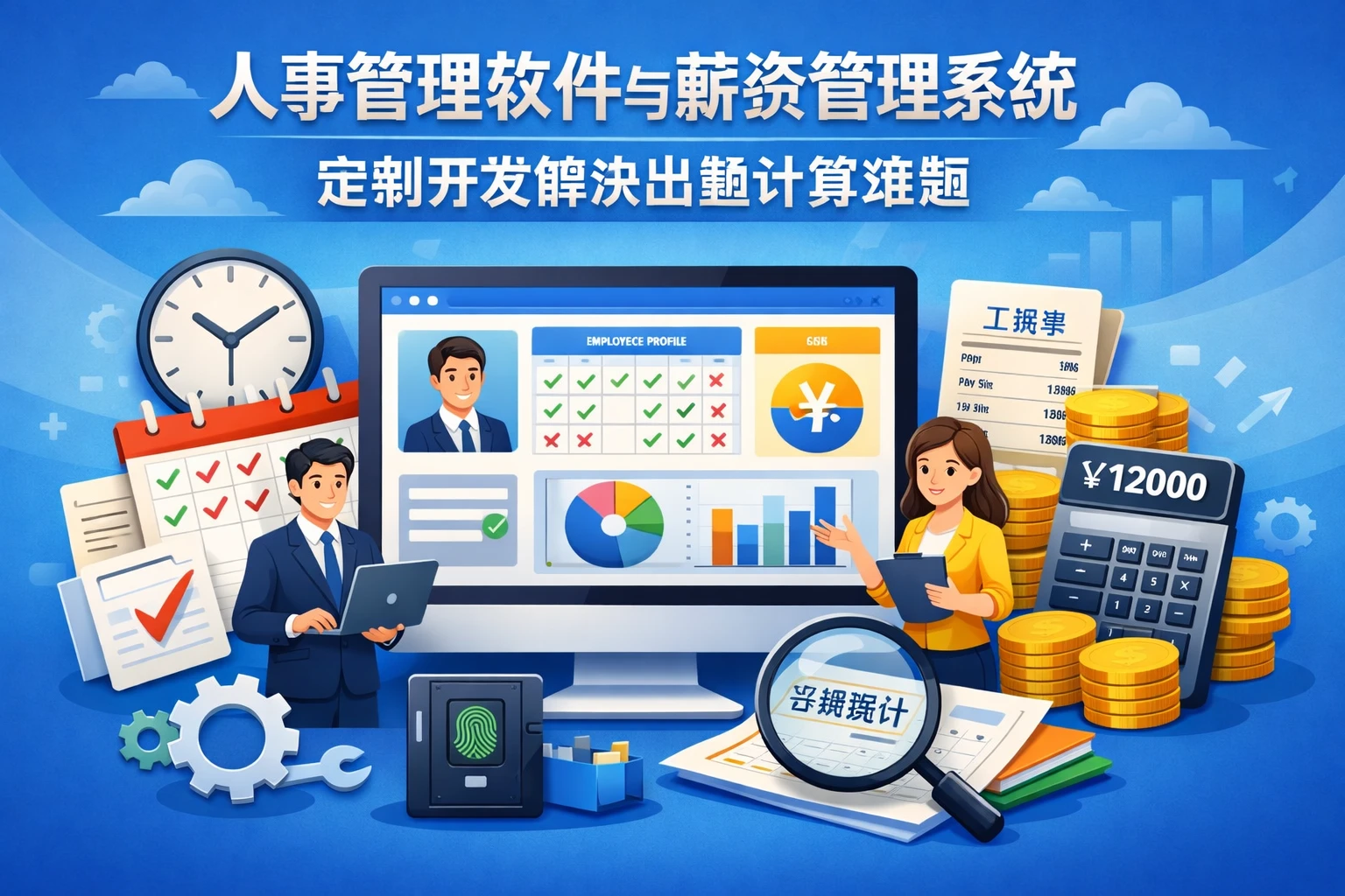 人事管理软件与薪资管理系统：定制开发解决出勤计算难题