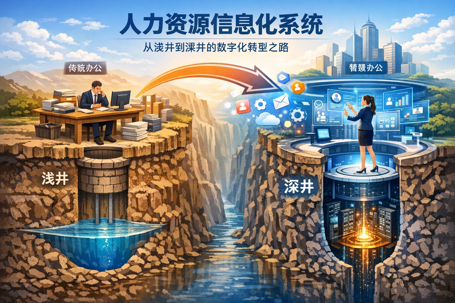 人力资源信息化系统:从浅井到深井的数字化转型之路