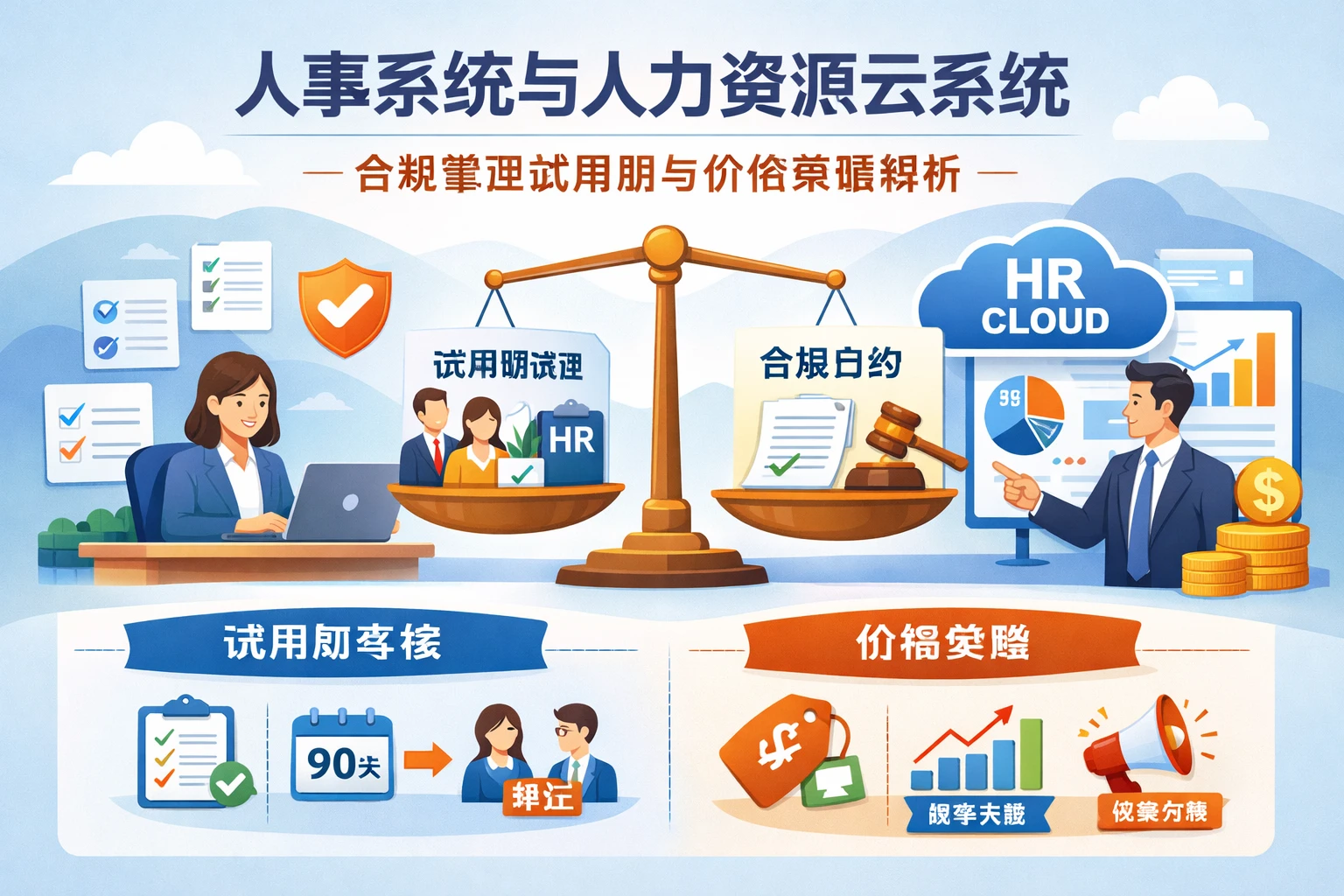 人事系统与人力资源云系统：合规管理试用期与价格策略解析