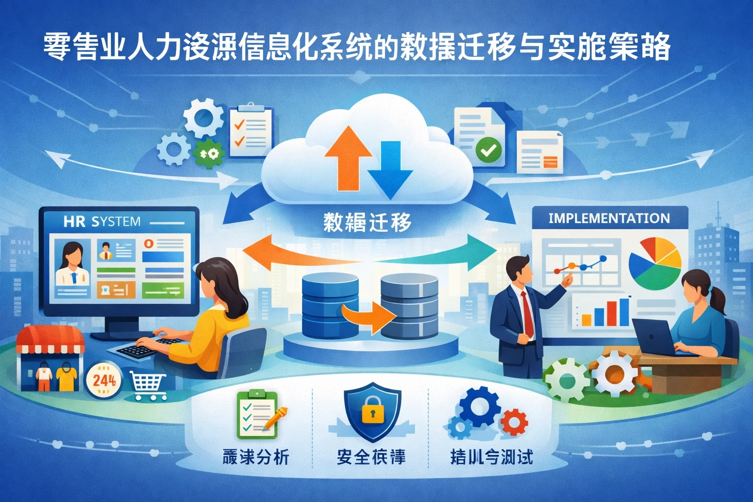 零售业人力资源信息化系统的数据迁移与实施策略