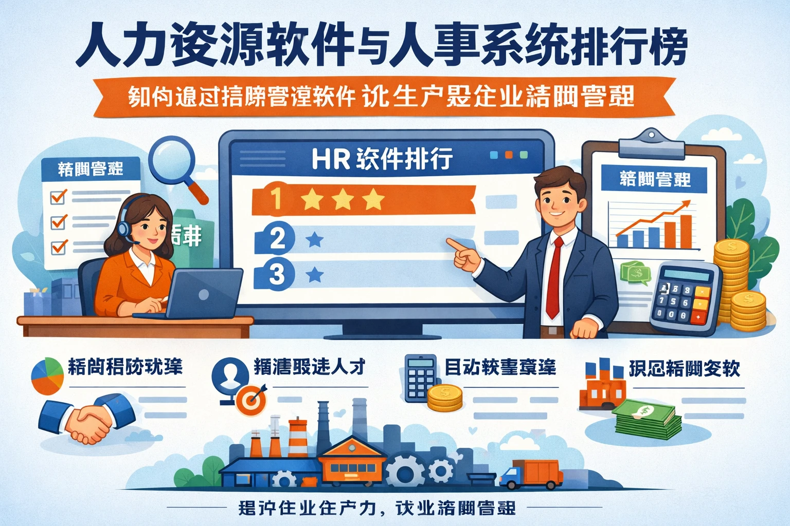 人力资源软件与人事系统排行榜:如何通过招聘管理软件优化生产型企业薪酬管理