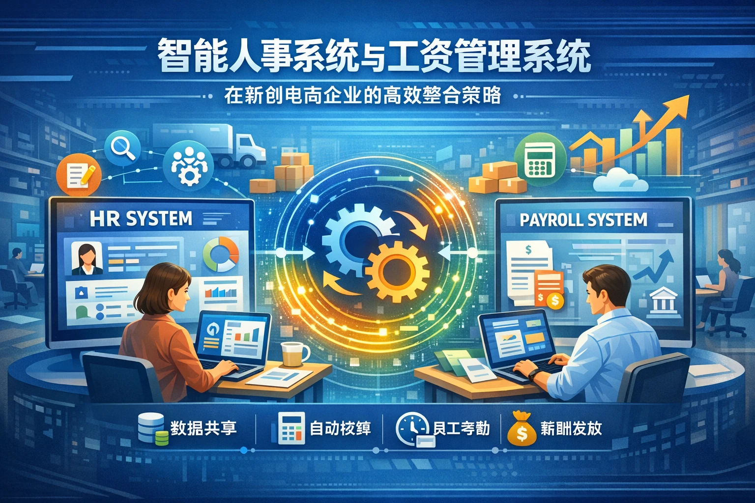 智能人事系统与工资管理系统在新创电商企业的高效整合策略