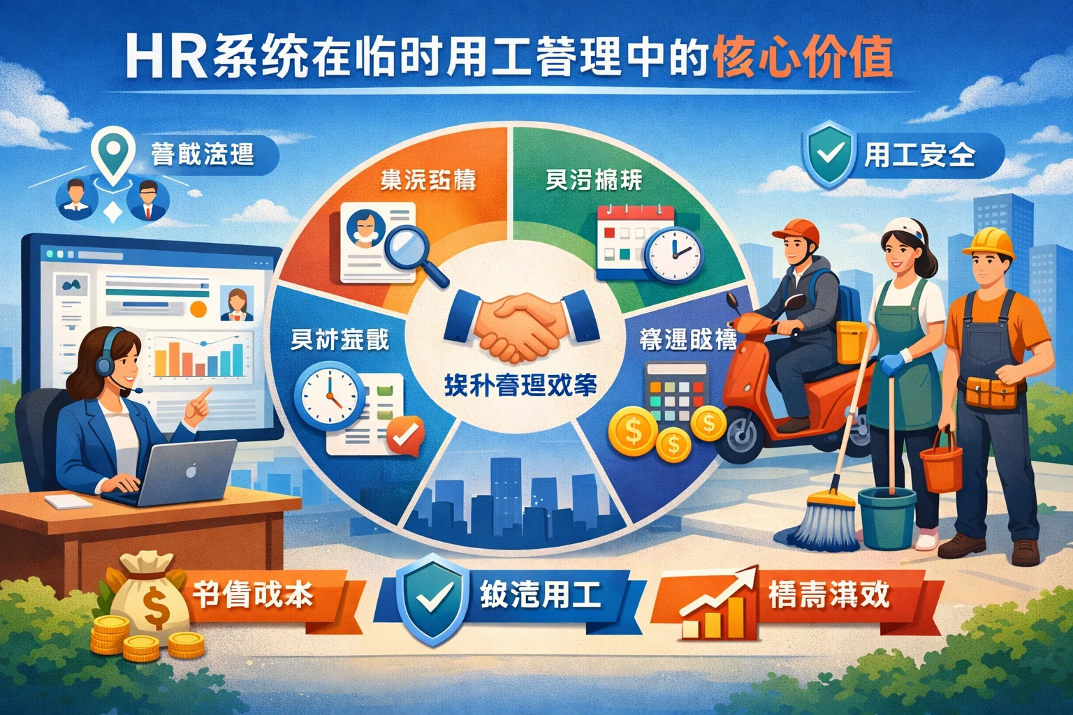 HR系统在临时用工管理中的核心价值