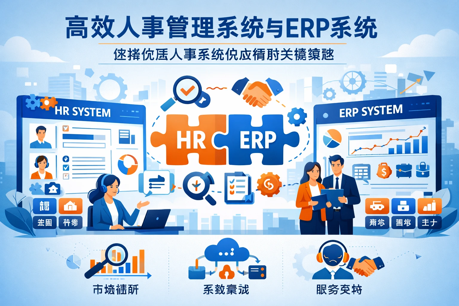 高效人事管理系统与ERP系统:选择优质人事系统供应商的关键策略