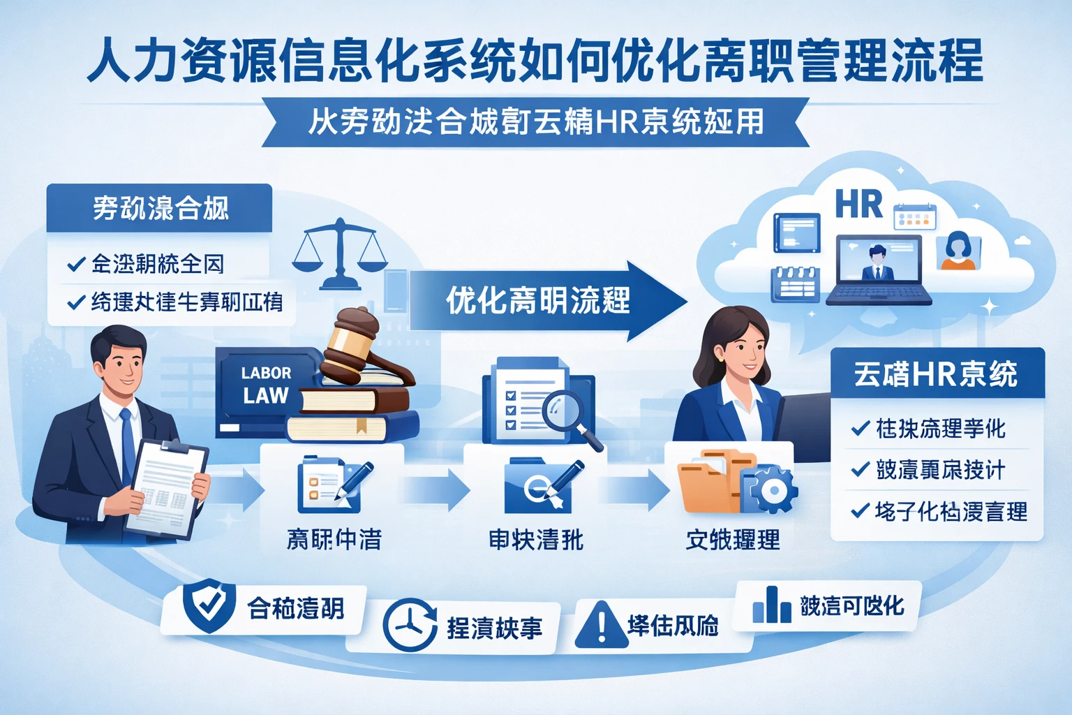 人力资源信息化系统如何优化离职管理流程：从劳动法合规到云端HR系统应用