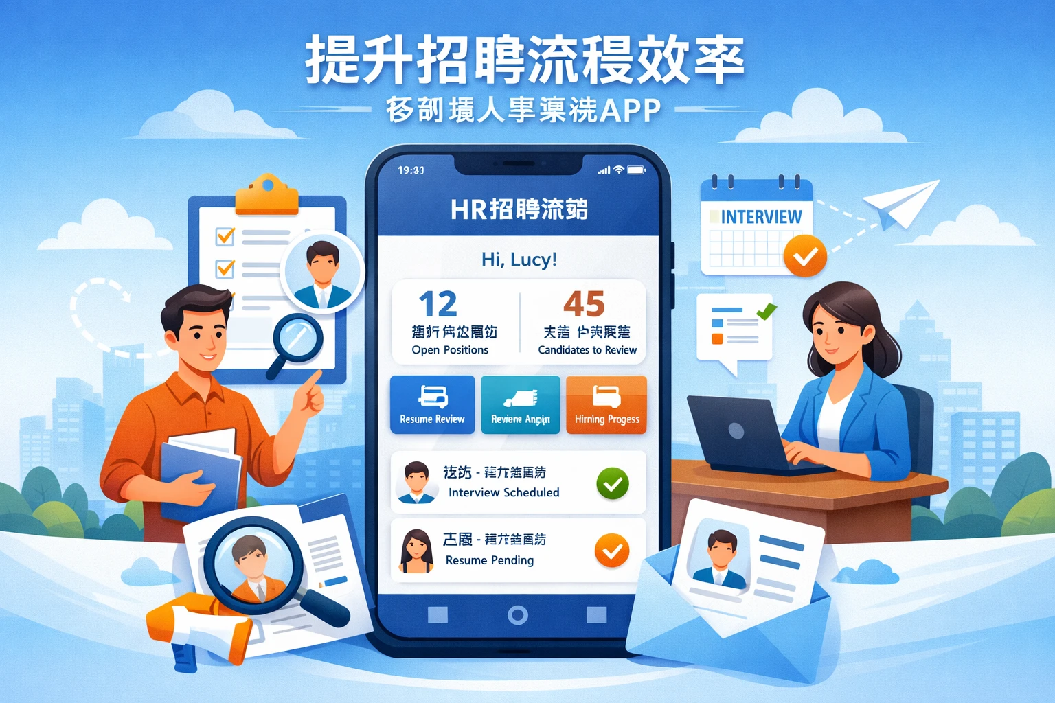 移动端人事系统APP：提升招聘流程效率