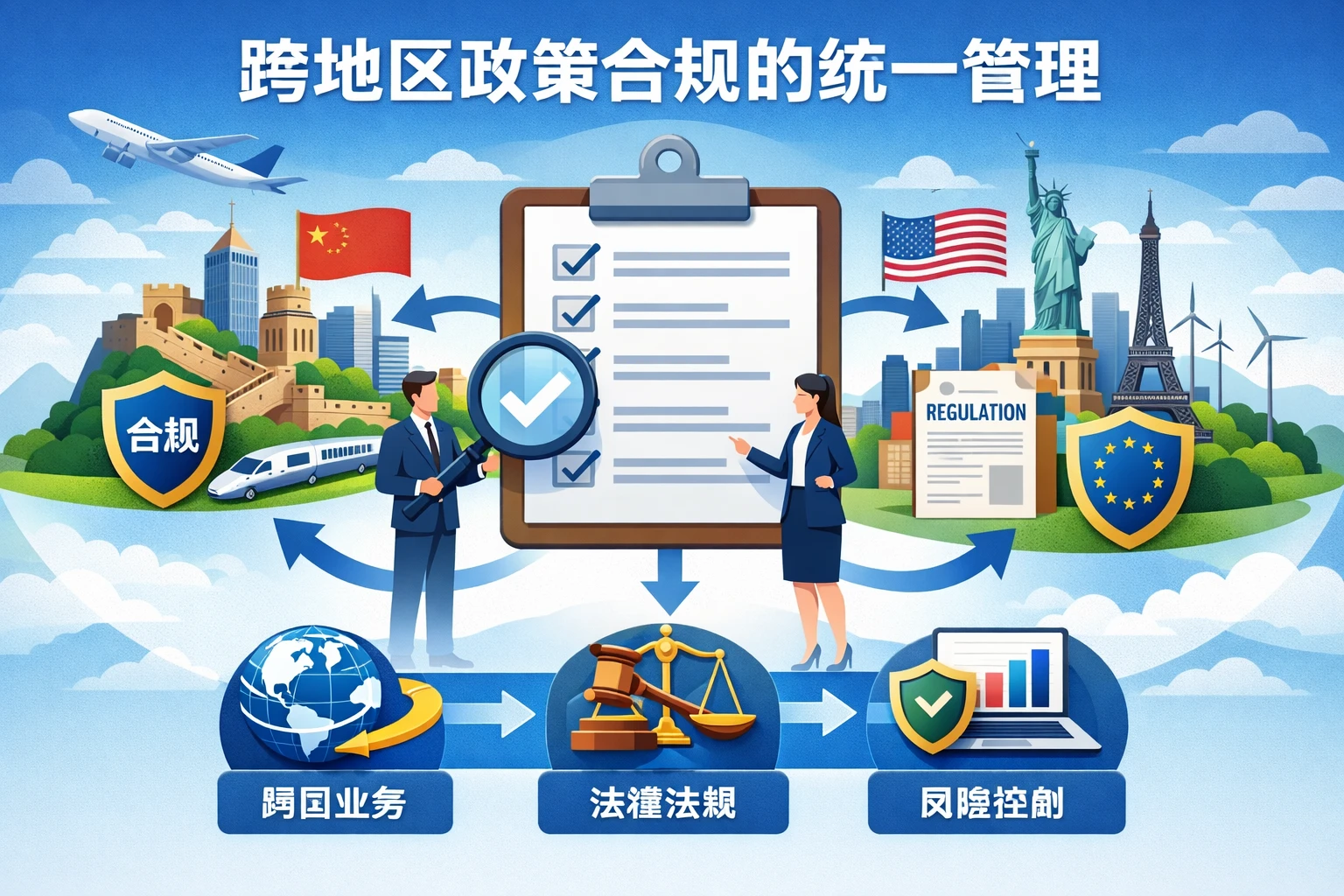 跨地区政策合规的统一管理