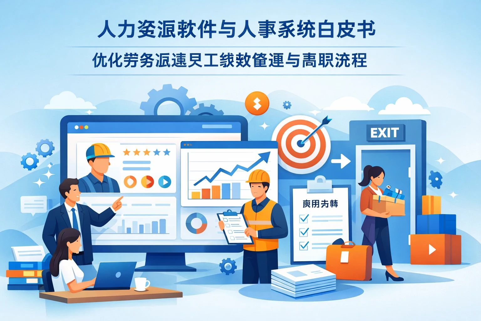 人力资源软件与人事系统白皮书:优化劳务派遣员工绩效管理与离职流程