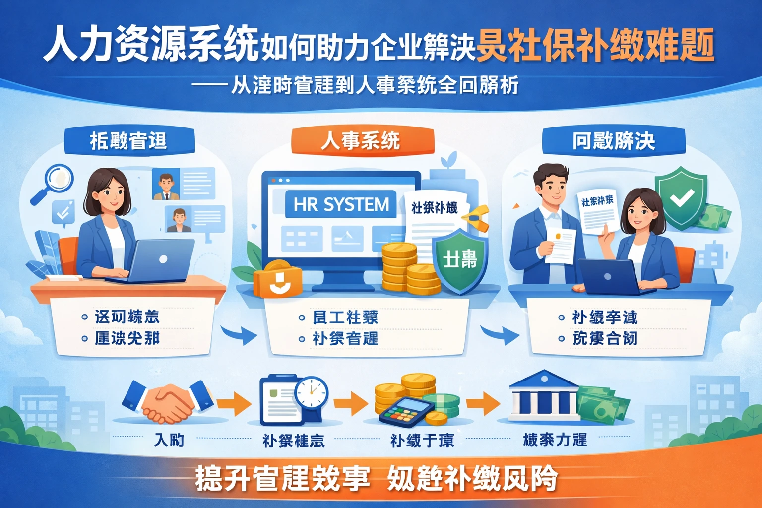 人力资源系统如何助力企业解决员工社保补缴难题——从招聘管理到人事系统全面解析