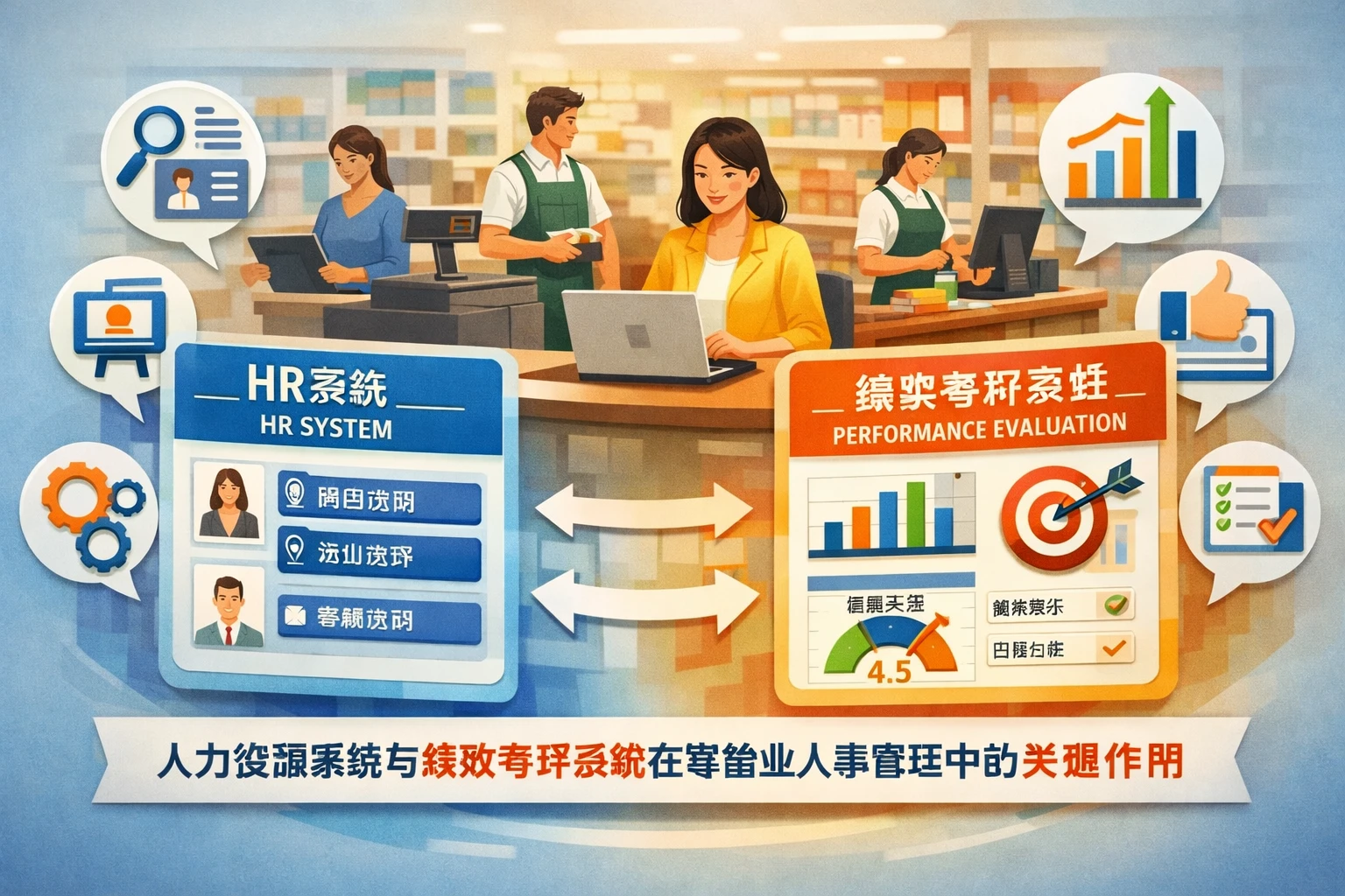 人力资源系统与绩效考评系统在零售业人事管理中的关键作用