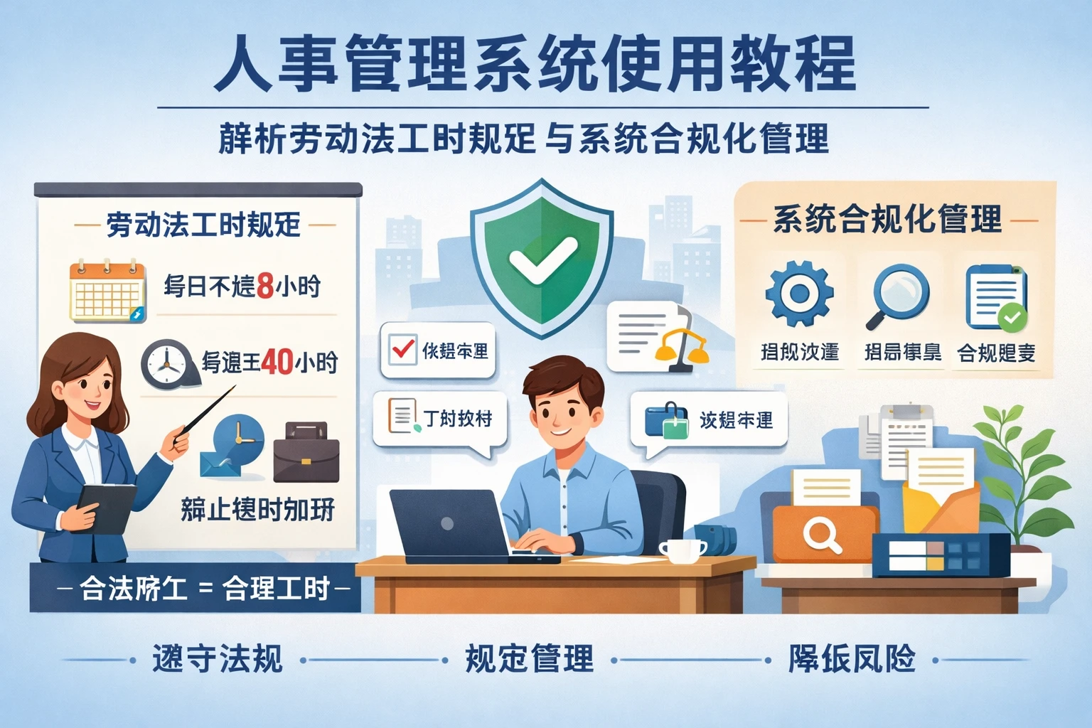 人事管理系统使用教程:解析劳动法工时规定与系统合规化管理