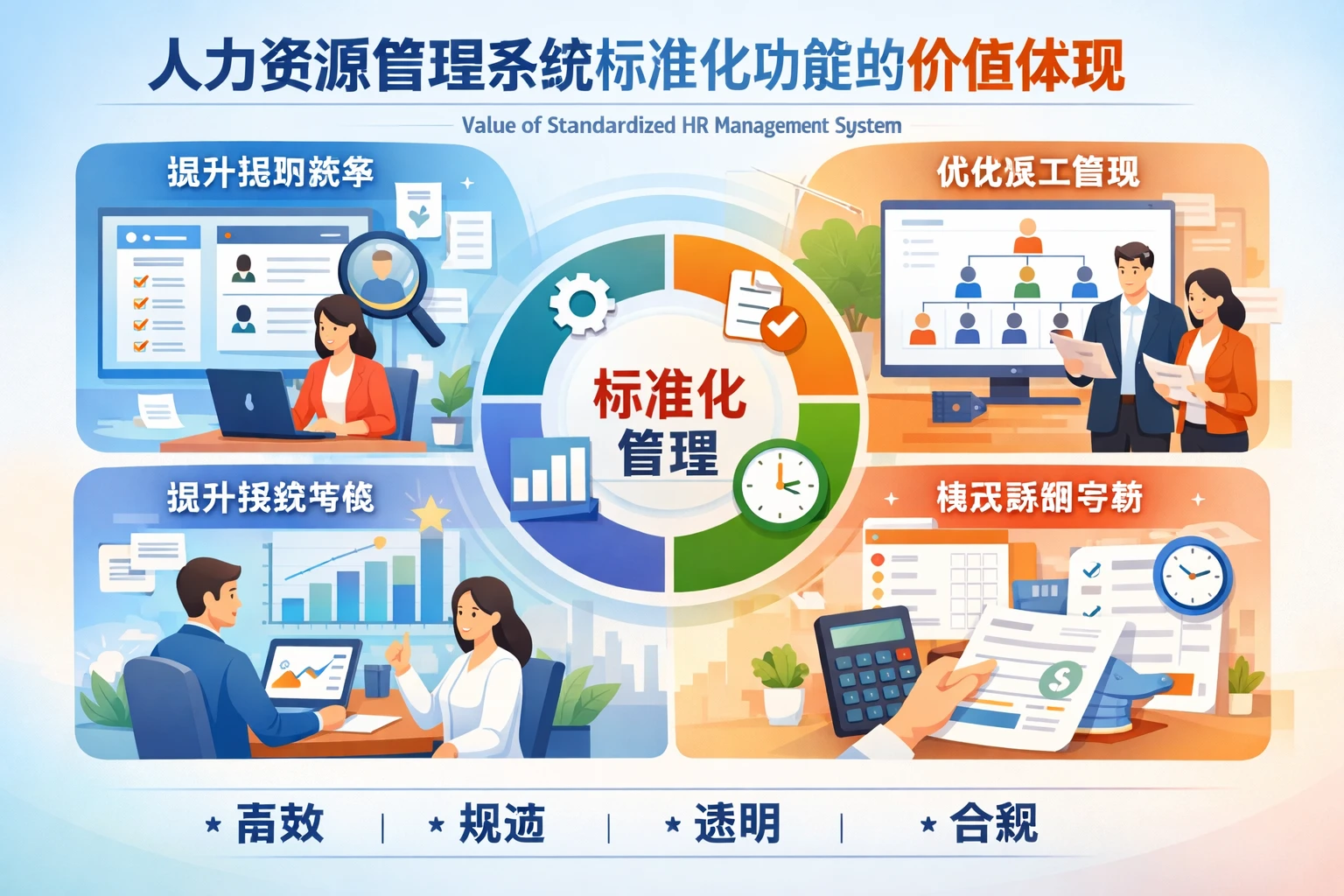 人力资源管理系统标准化功能的价值体现