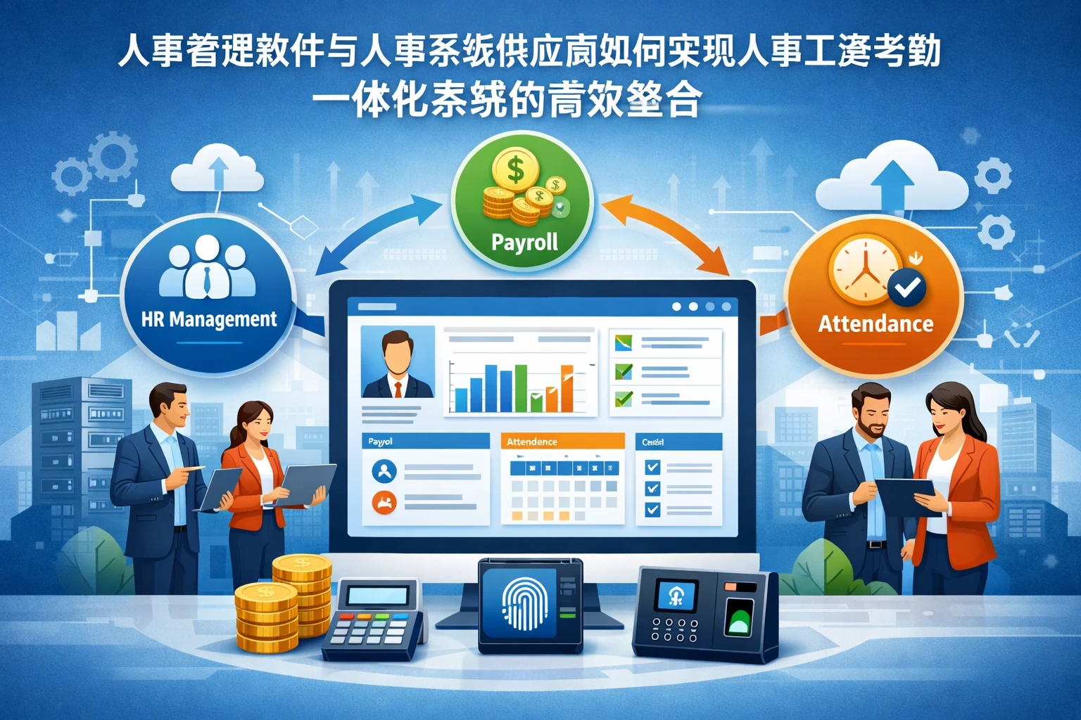 人事管理软件与人事系统供应商如何实现人事工资考勤一体化系统的高效整合