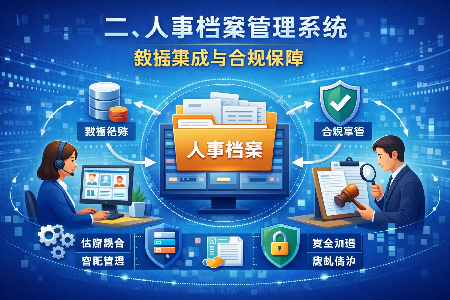 二、人事档案管理系统：数据集成与合规保障