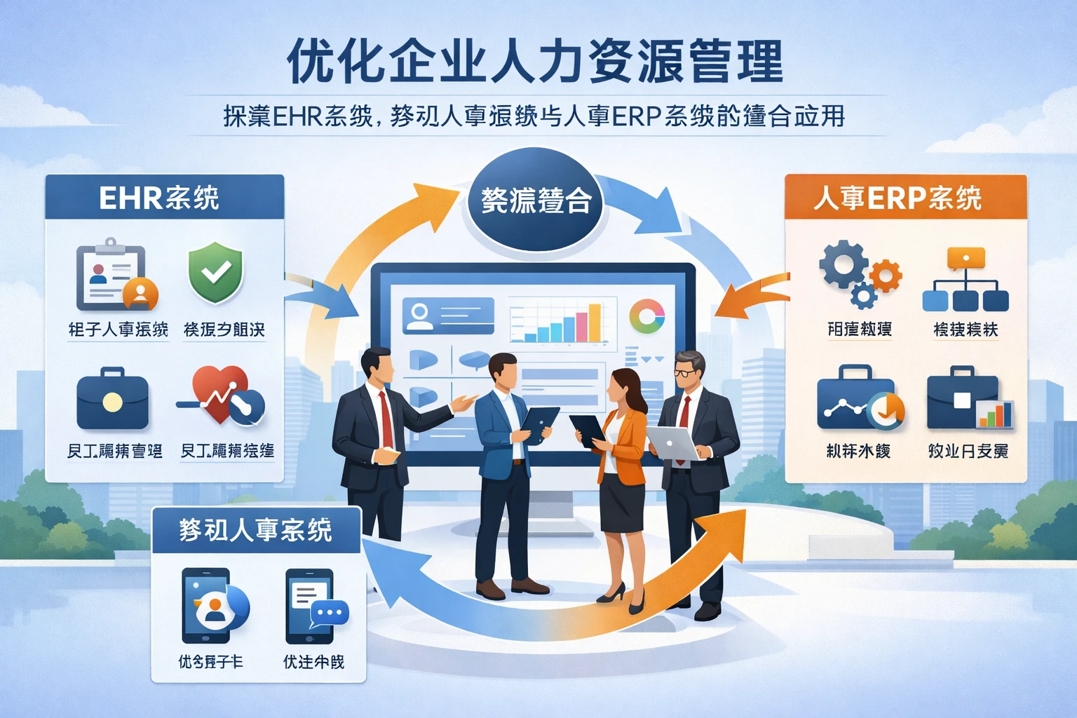 优化企业人力资源管理：探索EHR系统、移动人事系统与人事ERP系统的整合应用