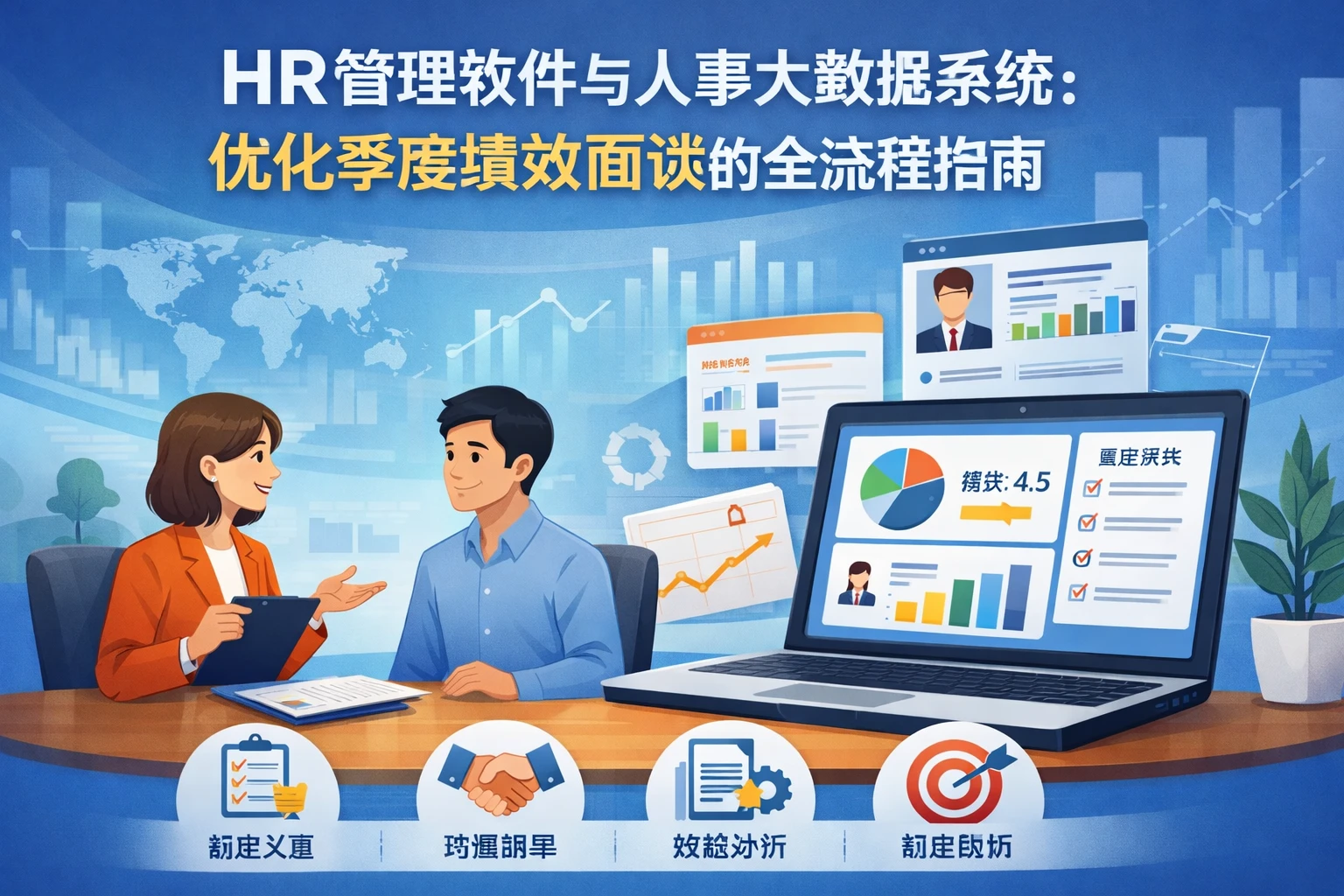 HR管理软件与人事大数据系统：优化季度绩效面谈的全流程指南