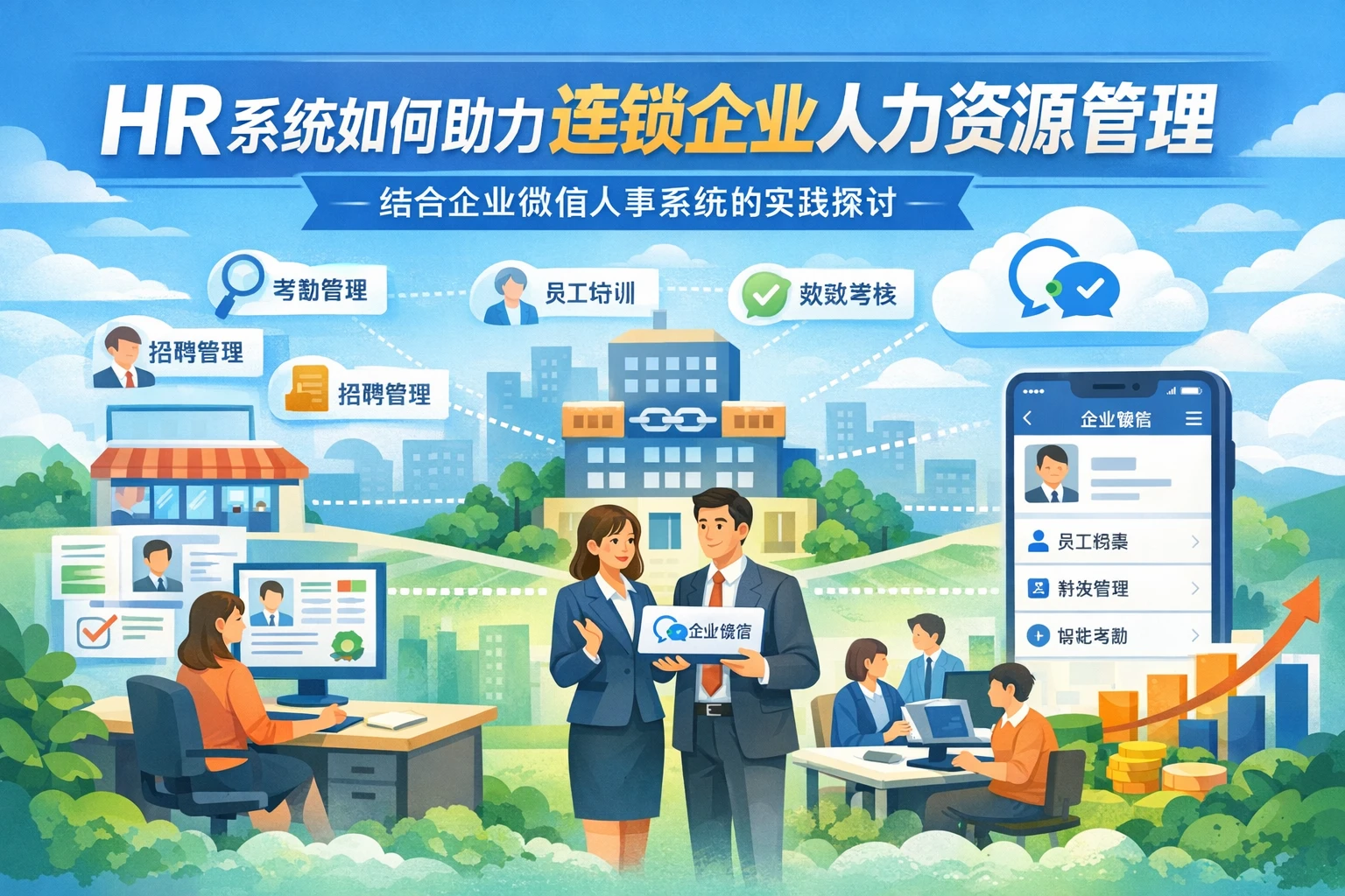 HR系统如何助力连锁企业人力资源管理——结合企业微信人事系统的实践探讨