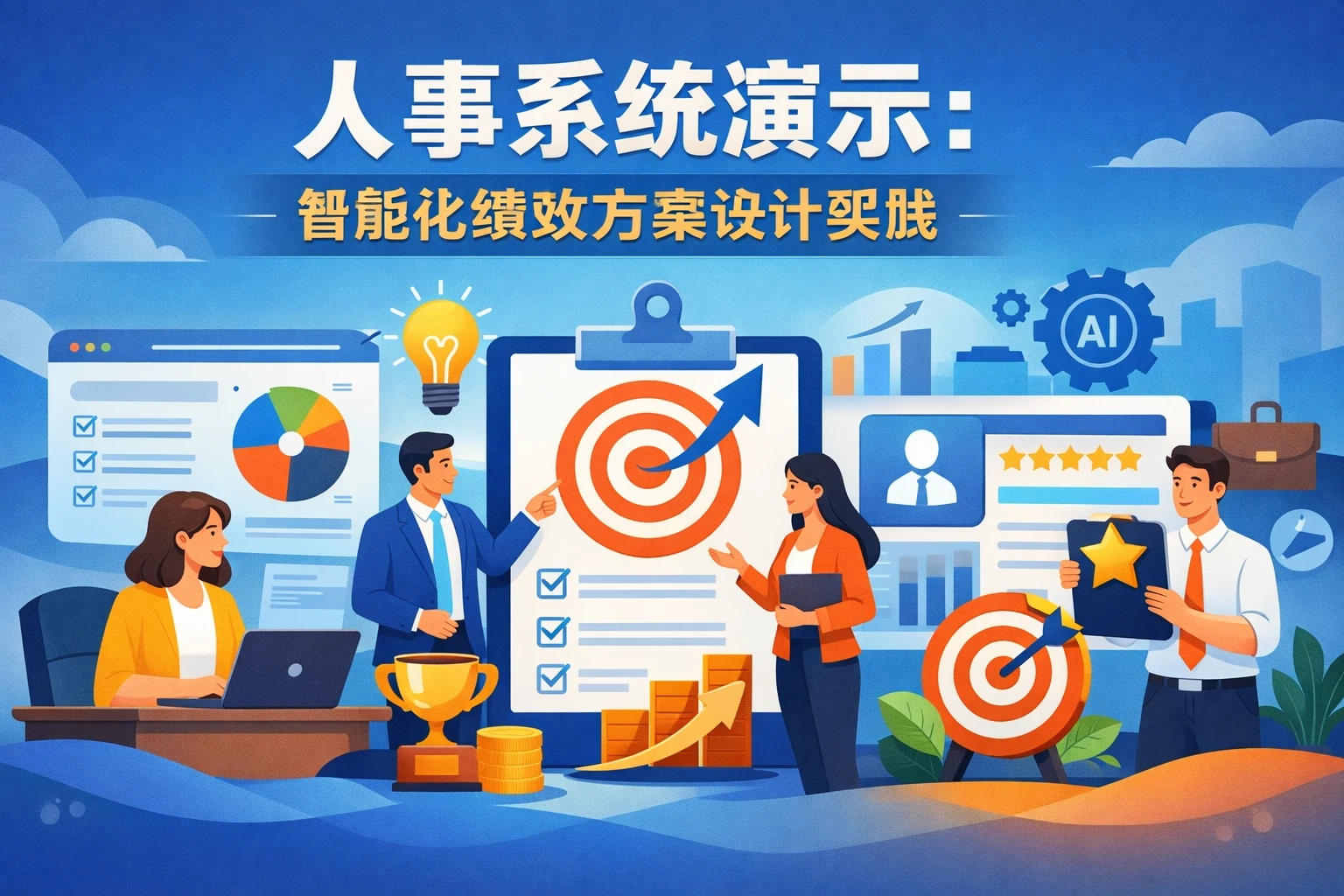 人事系统演示：智能化绩效方案设计实践