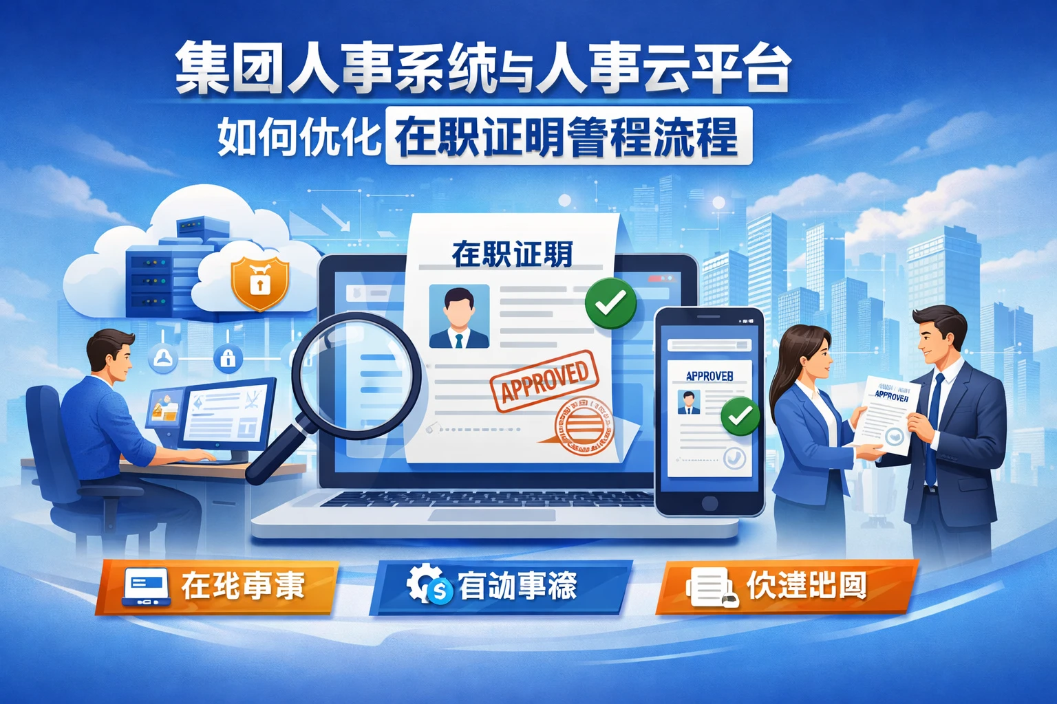 集团人事系统与人事云平台如何优化在职证明管理流程