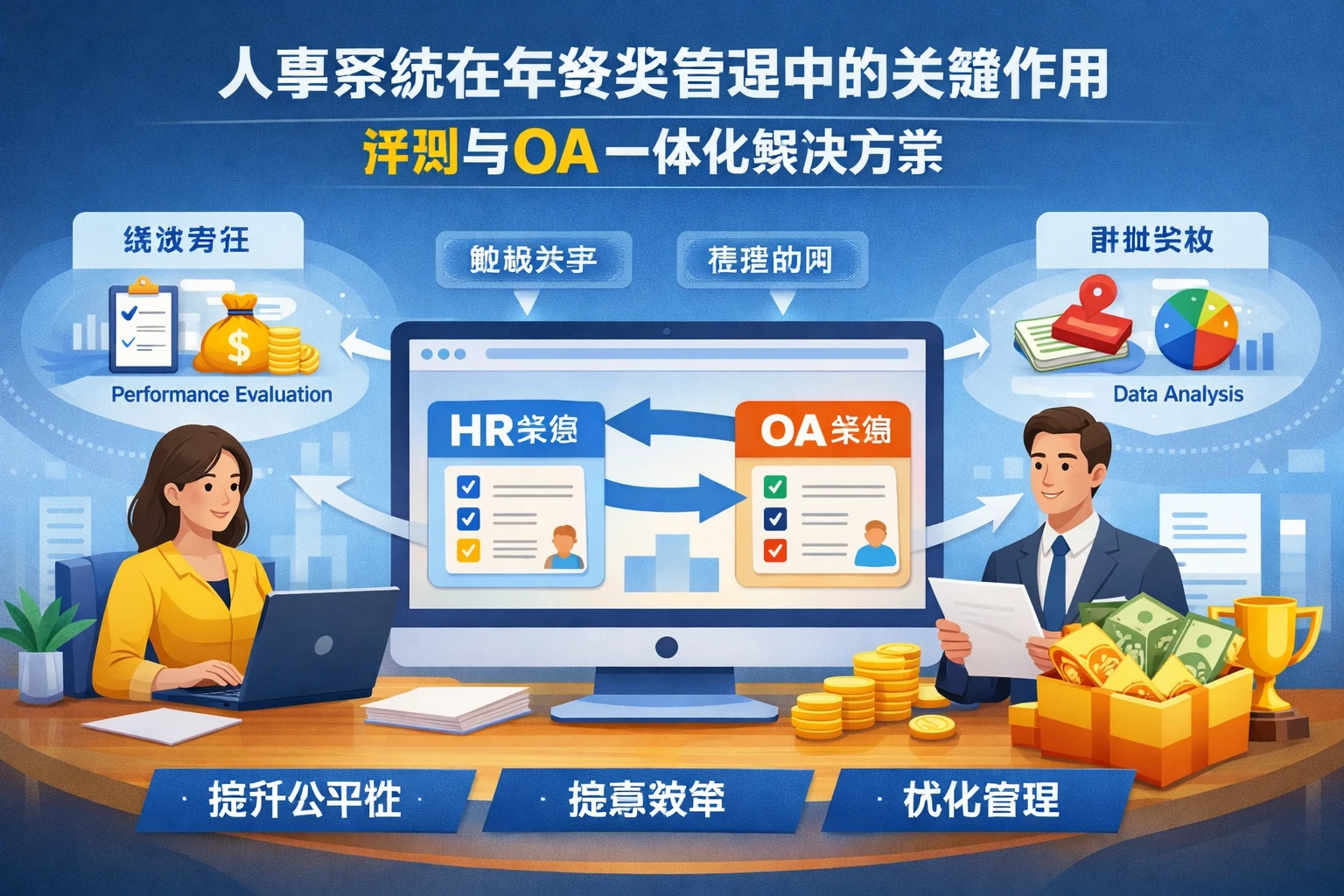 人事系统在年终奖管理中的关键作用:评测与OA一体化解决方案