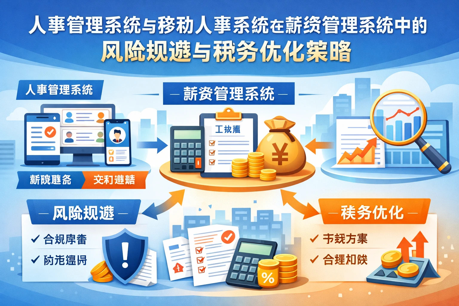 人事管理系统与移动人事系统在薪资管理系统中的风险规避与税务优化策略