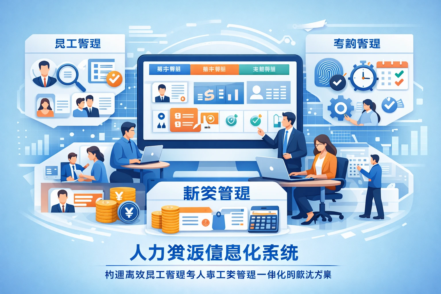 人力资源信息化系统：构建高效员工管理与人事工资考勤一体化的解决方案