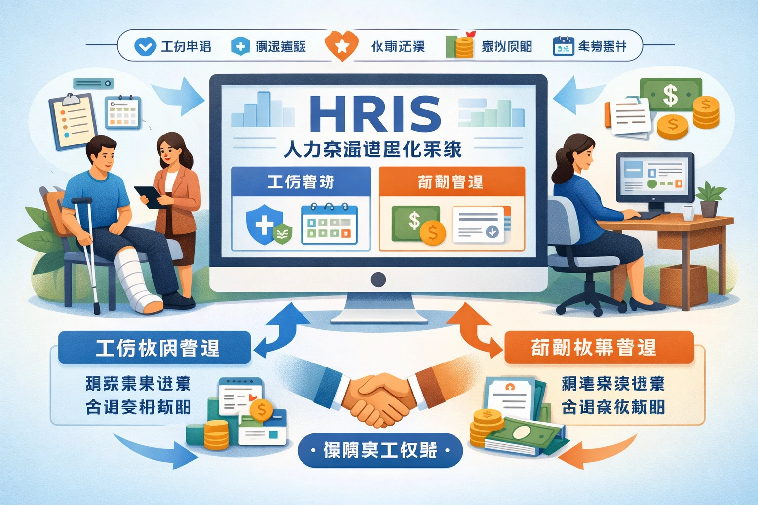 人力资源信息化系统在员工工伤休假与薪酬管理中的关键作用