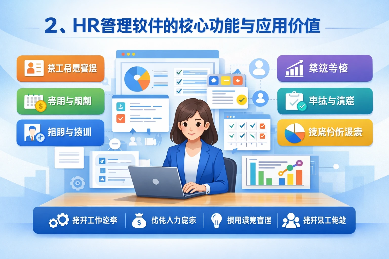 二、HR管理软件的核心功能与应用价值