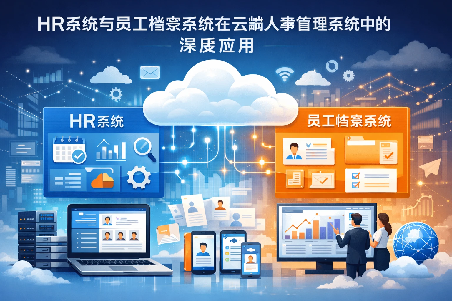 HR系统与员工档案系统在云端人事管理系统中的深度应用