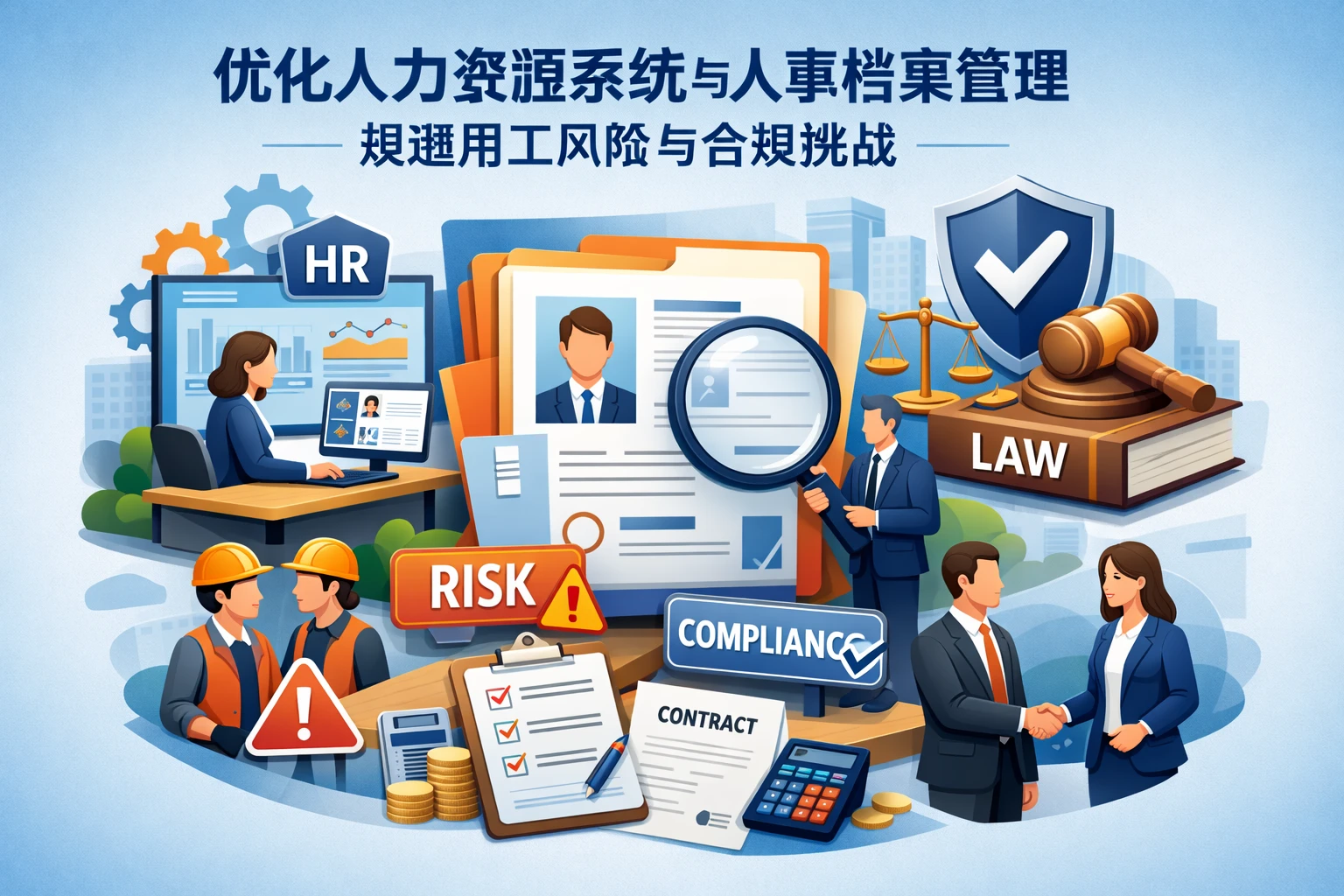 优化人力资源系统与人事档案管理，规避用工风险与合规挑战