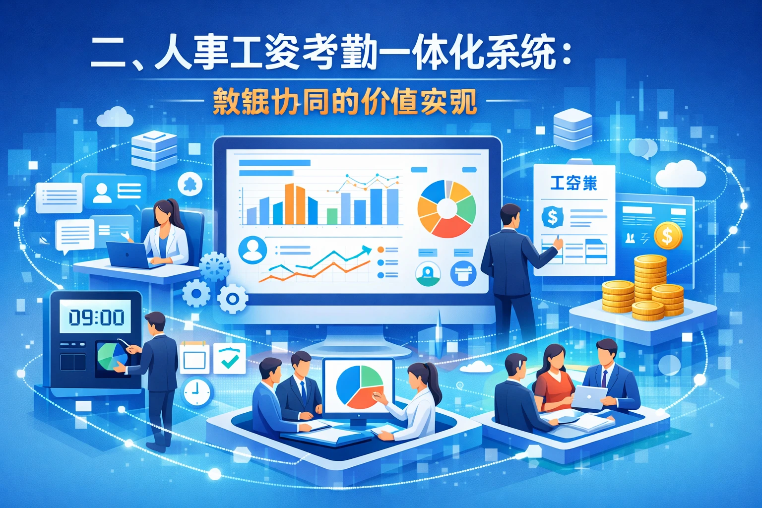 二、人事工资考勤一体化系统：数据协同的价值实现