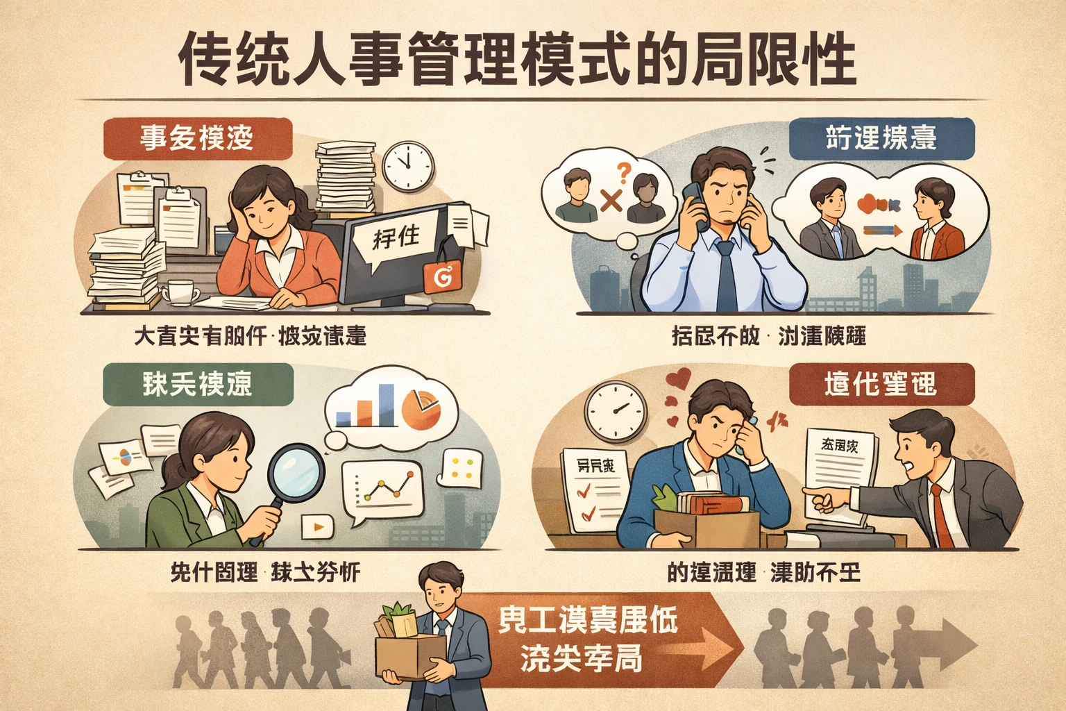 传统人事管理模式的局限性