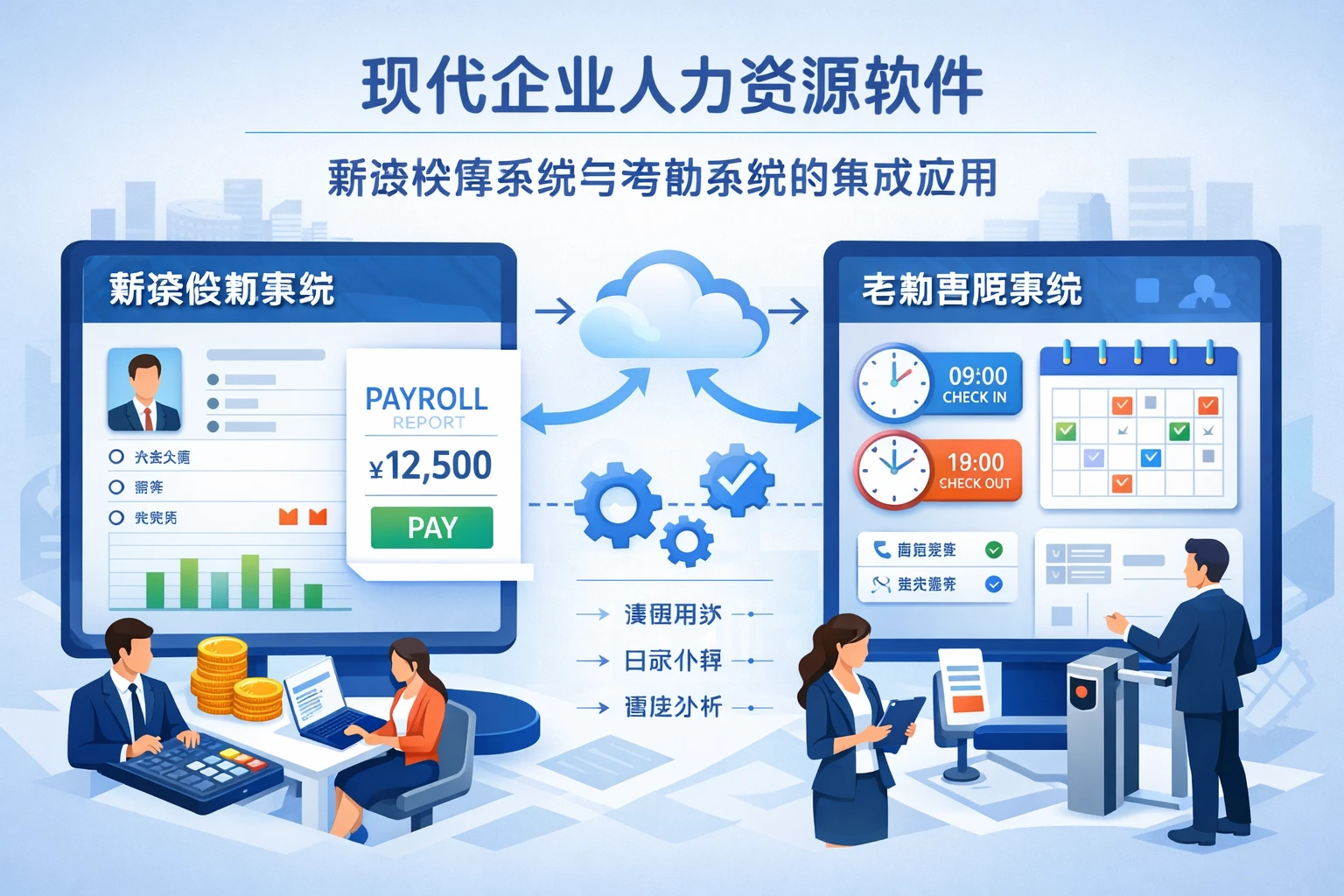 现代企业人力资源软件：薪资核算系统与考勤系统的集成应用