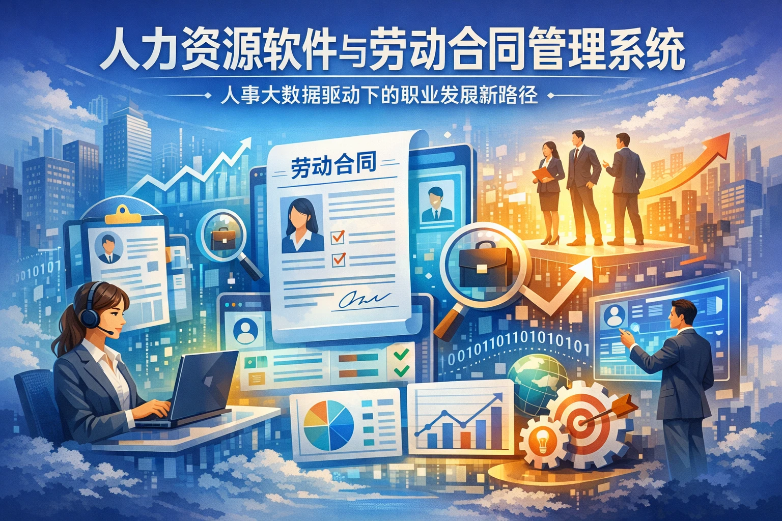 人力资源软件与劳动合同管理系统：人事大数据驱动下的职业发展新路径