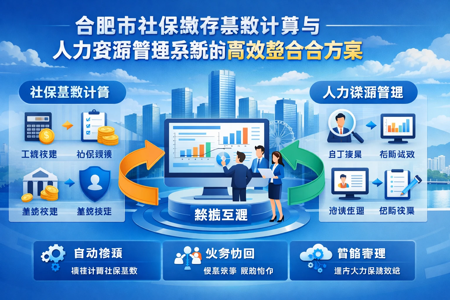 合肥市社保缴存基数计算与人力资源管理系统的高效整合方案