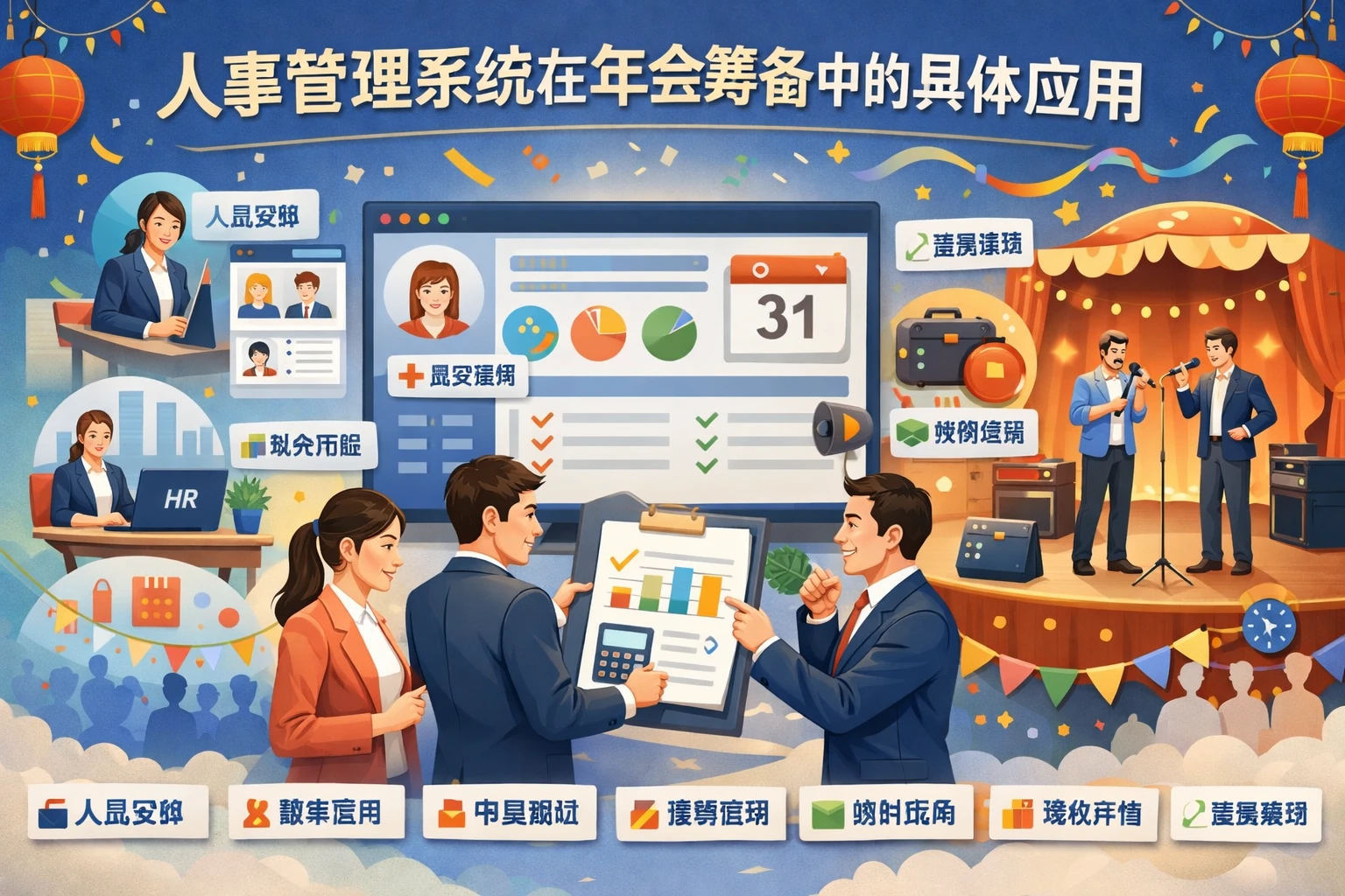 人事管理系统在年会筹备中的具体应用