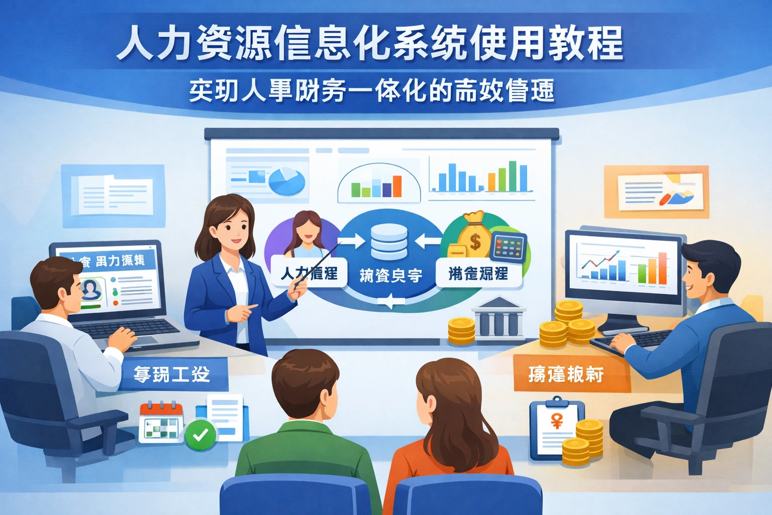 人力资源信息化系统使用教程：实现人事财务一体化的高效管理