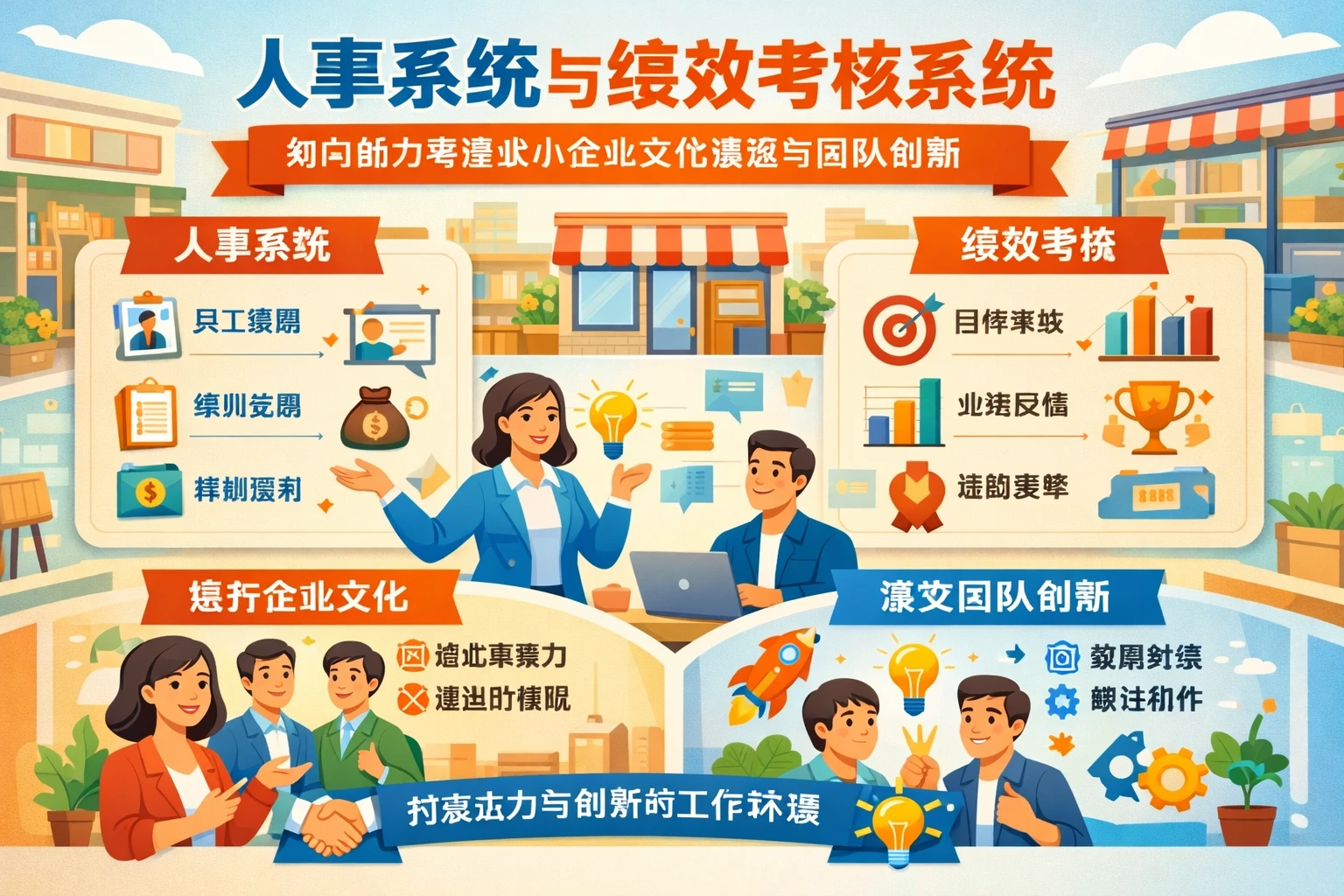 人事系统与绩效考核系统如何助力零售业小企业文化建设与团队创新