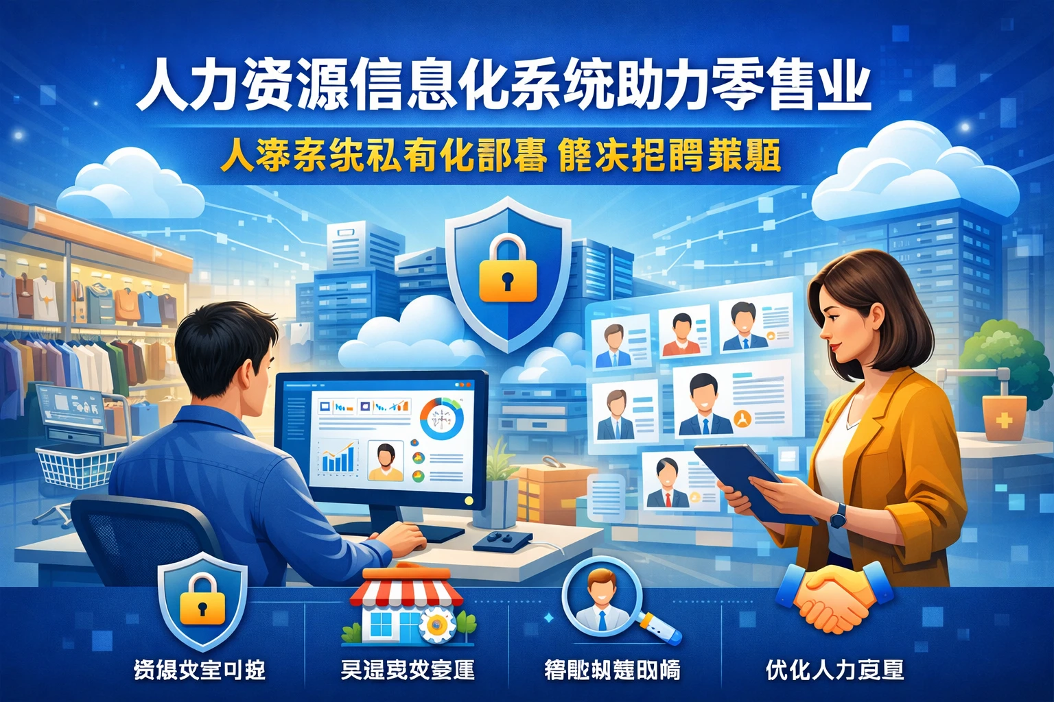 人力资源信息化系统助力零售业人事系统私有化部署解决招聘难题