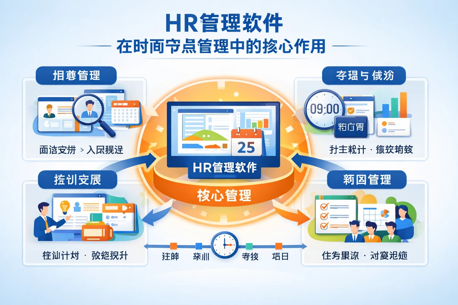 HR管理软件在时间节点管理中的核心作用