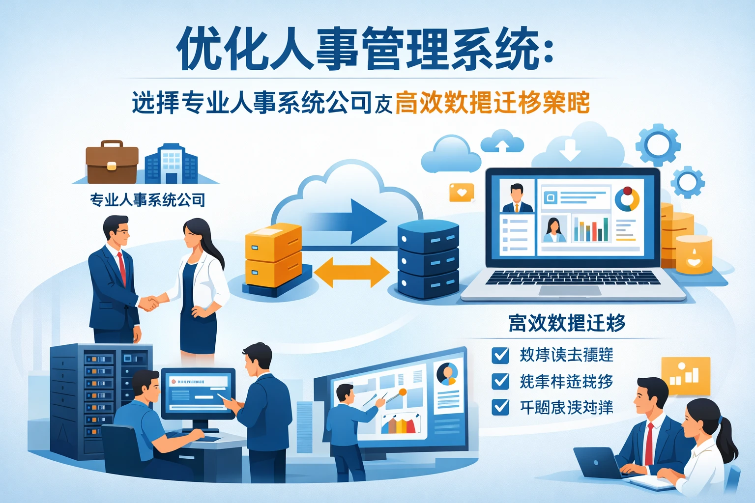 优化人事管理系统：选择专业人事系统公司及高效数据迁移策略