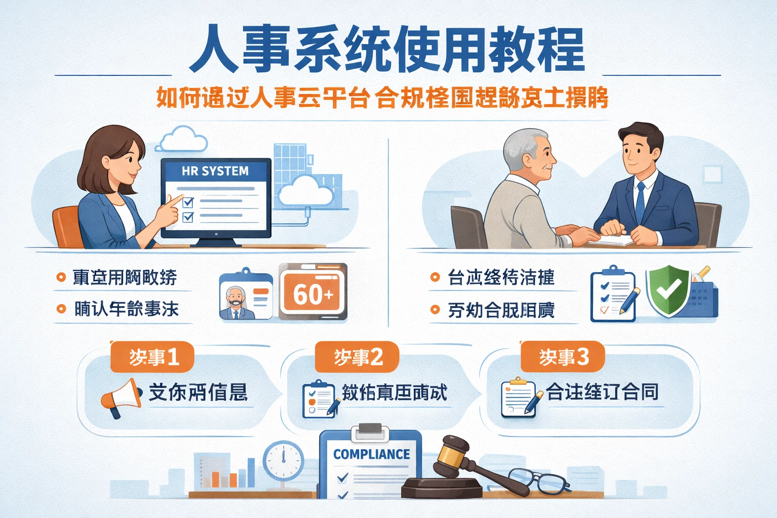 人事系统使用教程：如何通过人事云平台合规管理超龄员工招聘