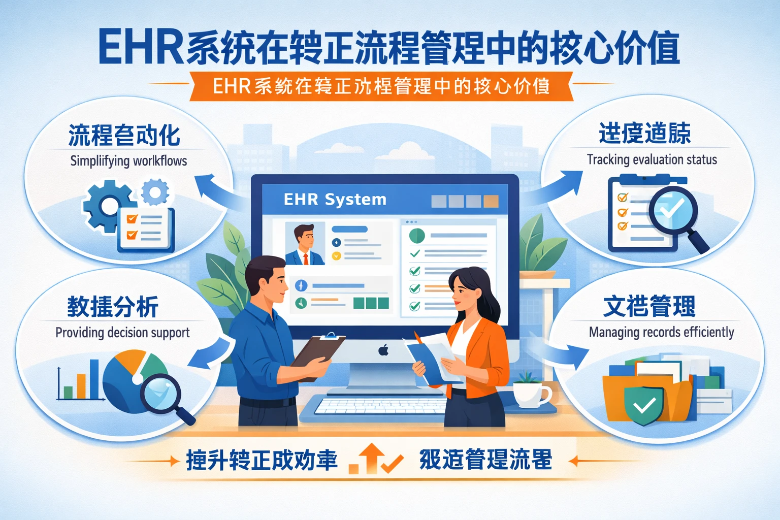 EHR系统在转正流程管理中的核心价值