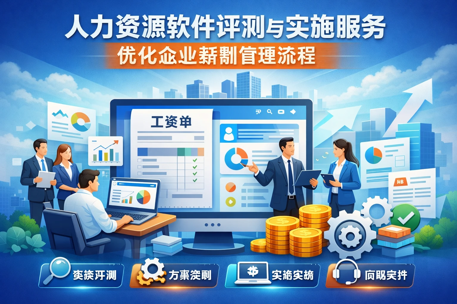 人力资源软件评测与实施服务：优化企业薪酬管理流程