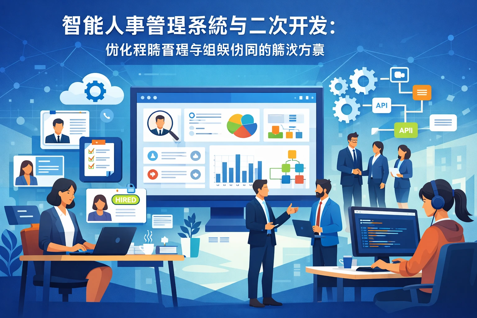 智能人事管理系统与二次开发:优化招聘管理与组织协同的解决方案