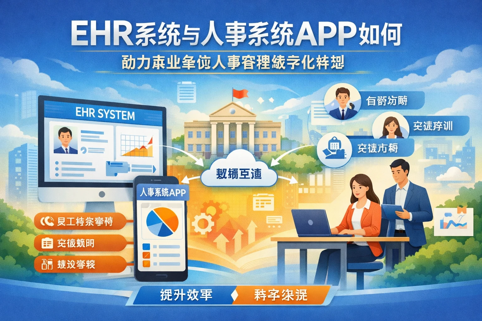 EHR系统与人事系统APP如何助力事业单位人事管理数字化转型