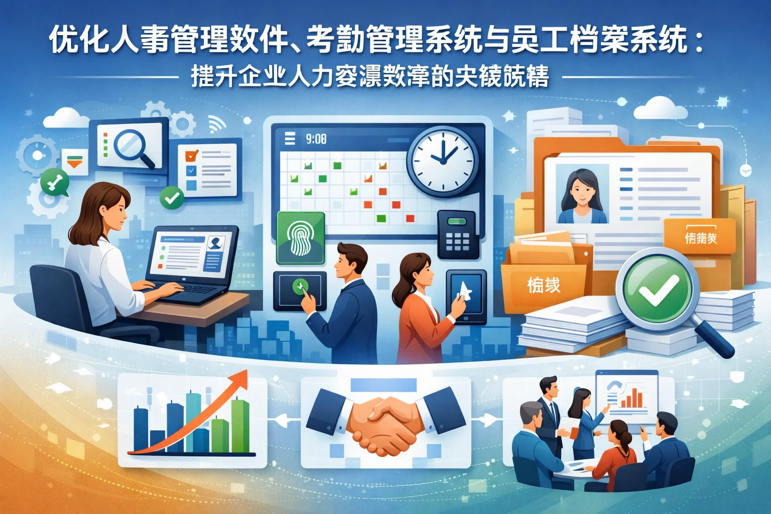 优化人事管理软件、考勤管理系统与员工档案系统：提升企业人力资源效率的关键策略