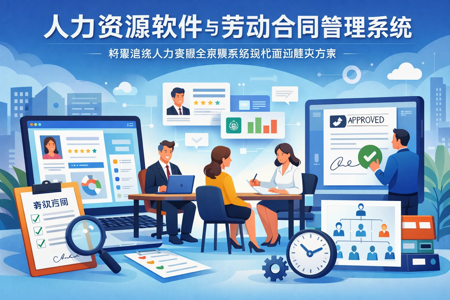 人力资源软件与劳动合同管理系统：构建高效人力资源全流程系统的现代面试解决方案