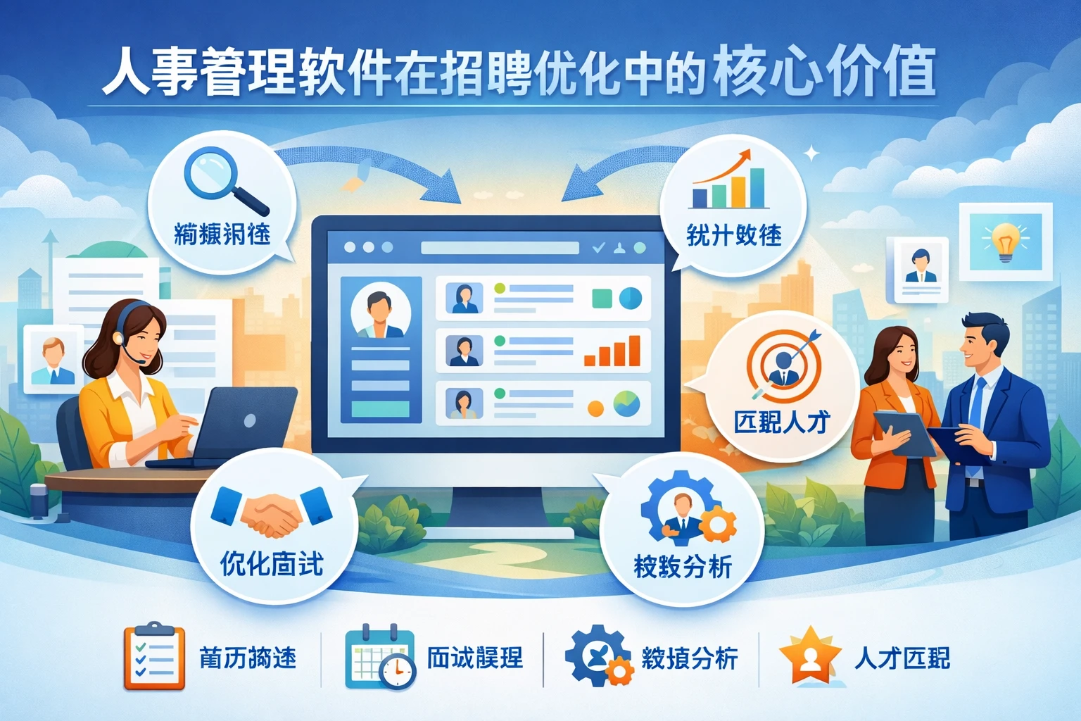 人事管理软件在招聘优化中的核心价值